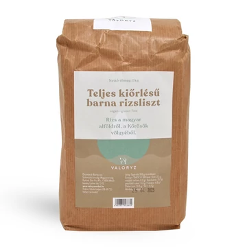 Barna rizsliszt teljes kiörlésű 1kg
