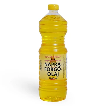 Napraforgó olaj hidegen sajtolt 1 liter Naturpiac