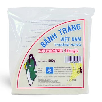 Bánh Táng rizspapír 16cm háromszög 500g