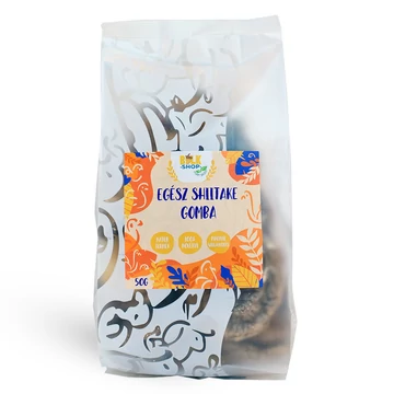 Bulkshop szárított egész shiitake gomba 50g