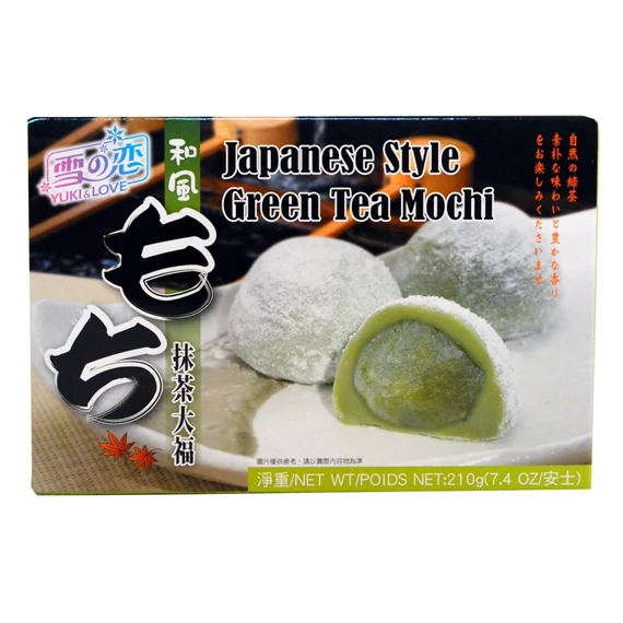 Mochi (japán édesség), zöld teás, 210g
