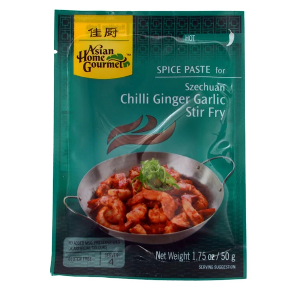 Szecsuáni (chili-gyömbér-fokhagyma) fűszer paszta 50g