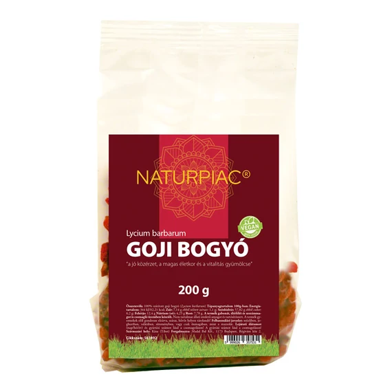 Goji bogyó (Lycium barbarum) 200g NaturPiac