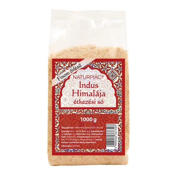 Himalája só (étkezési finom őrlésű) 1000g NaturPiac (Lejárat: korlátlan)