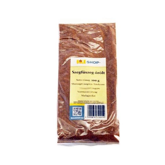 Bulkshop szegfűszeg őrölt 100g