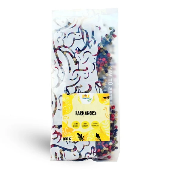 Bulkshop színesbors (tarkabors), egész, 100g