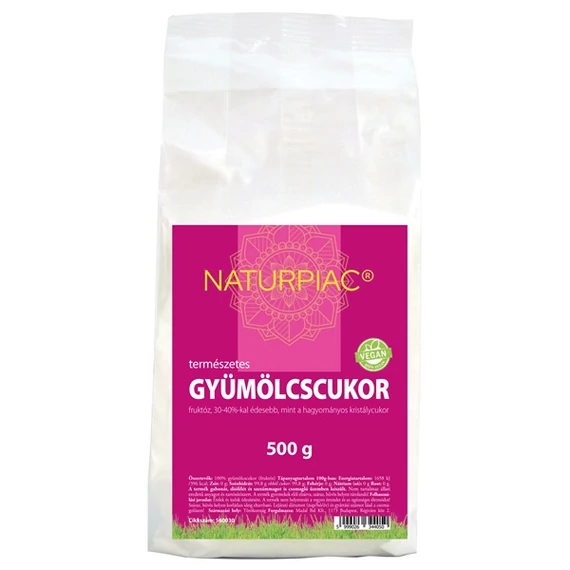 Gyümölcscukor (fruktóz) 500g NaturPiac