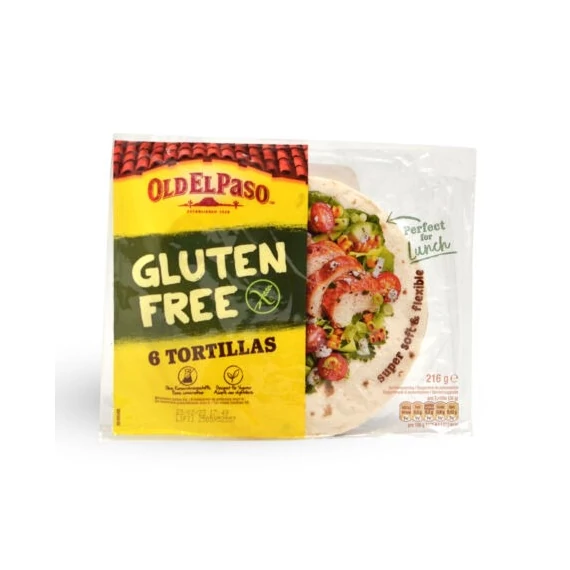 Old El Paso tortilla lap, gluténmentes, 6db
