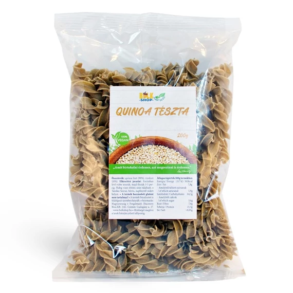 Bulkshop quinoa tészta orsó 200g