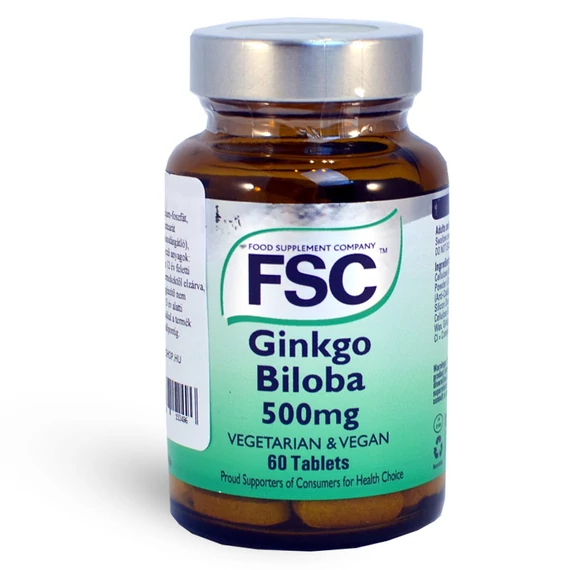 Ginkgo Biloba tabletta (FSC) 500mg, 60db