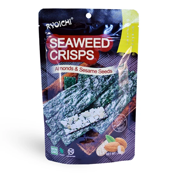 Algalap snack mandulával és szezámmaggal 35g