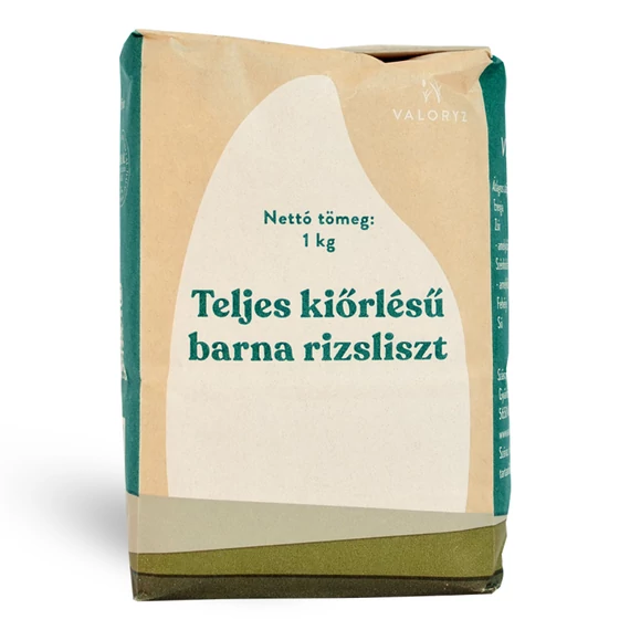 Barna rizsliszt teljes kiörlésű 1kg