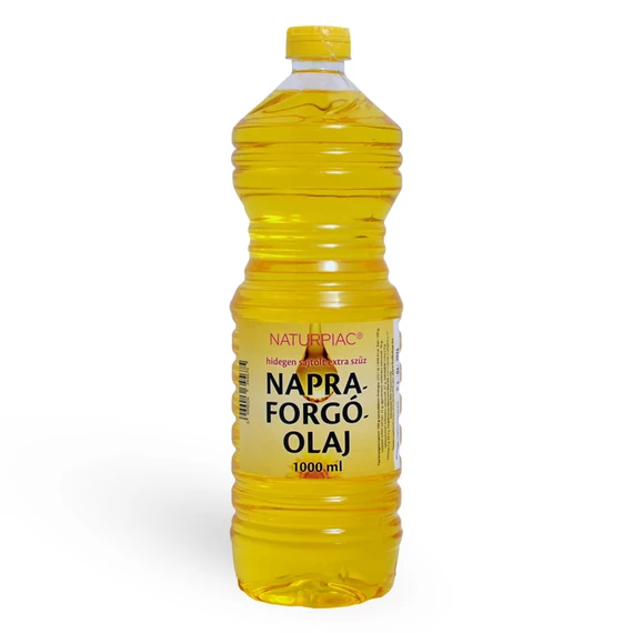 Napraforgó olaj hidegen sajtolt 1 liter Naturpiac (Lejárat: 2026.05.05.)