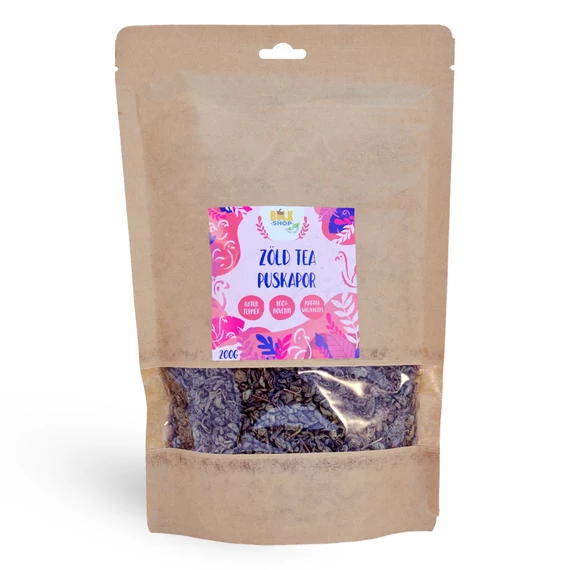 Bulkshop zöld tea, puskapor, 200 g